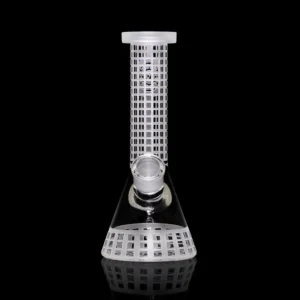Glass Milkyway 7.5" Cubed Mini Beaker