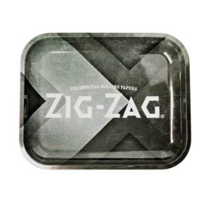 Zig-Zag Large Metal Rolling Tray