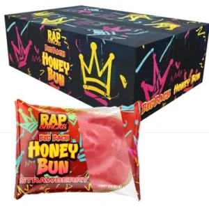 Rap Snacks Big Back Iced Honey Bun (Strawberry)