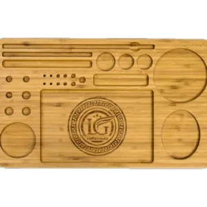 Rolling Tray Legendary Connoisseur Wood Multi-Compartment
